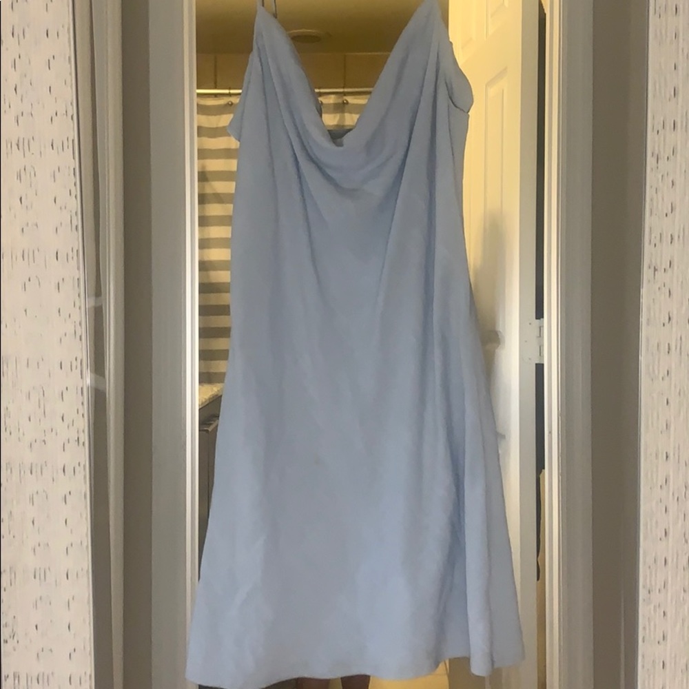 Mini blue dress